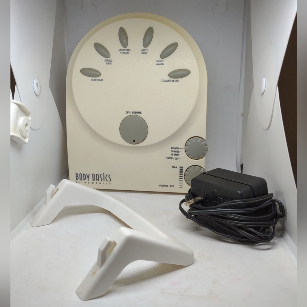 HoMedics Body Basics 6 Natural Sound Spa Machine Sleep Tested Working